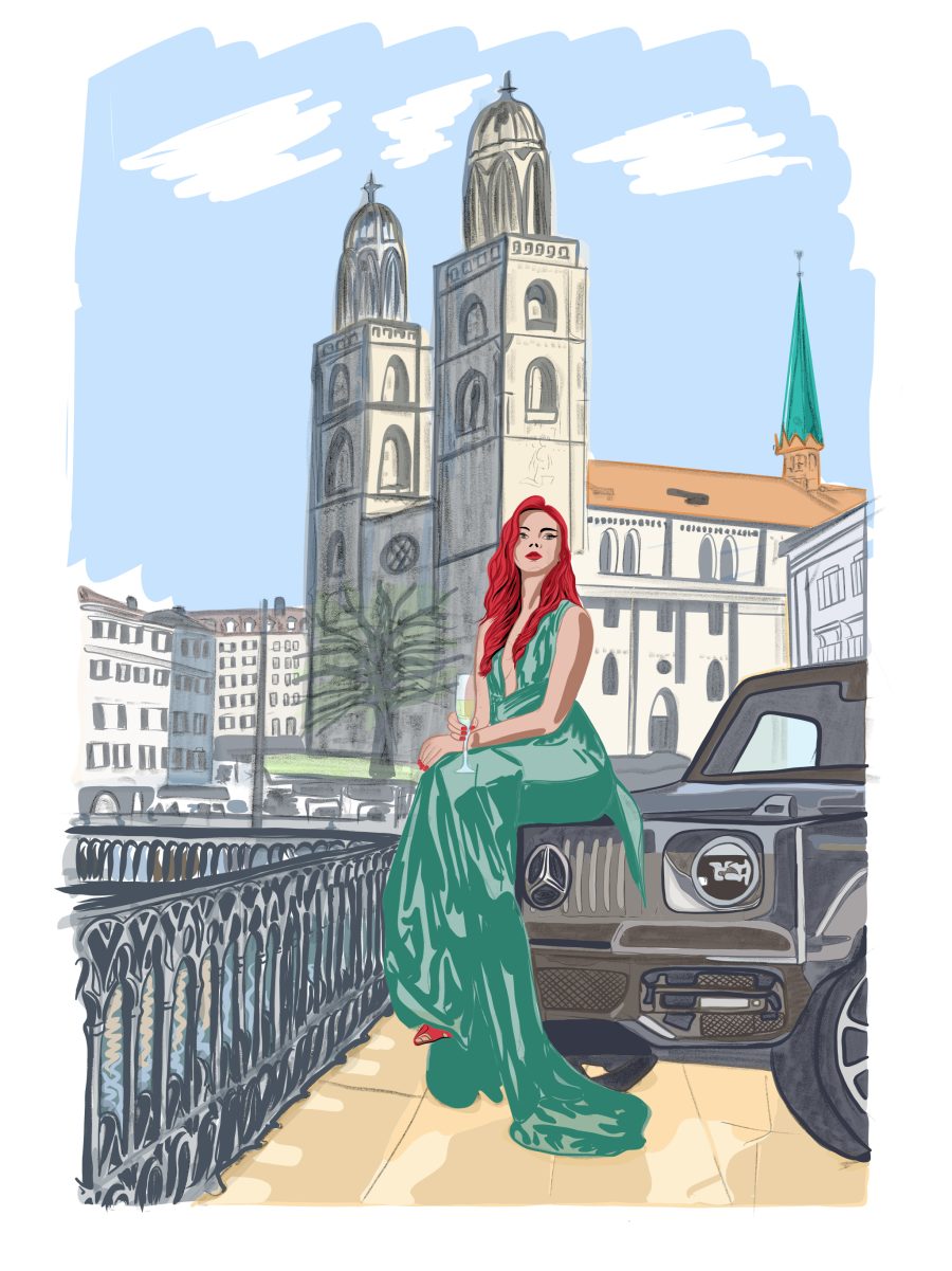 "Züri Girl – Zurich" – Fine Art Print on Archival Paper - Image 2