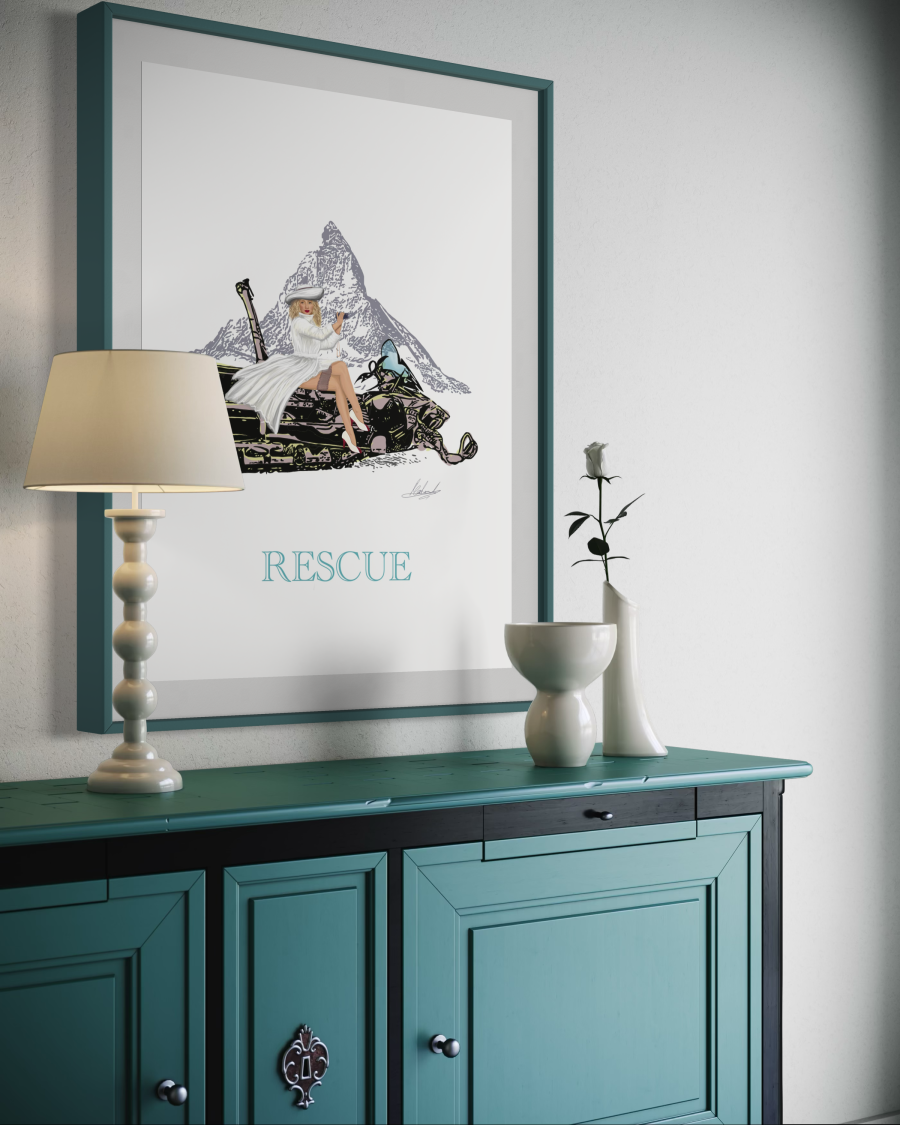"Rescue" – Fine Art Print on Archival Paper - Image 2